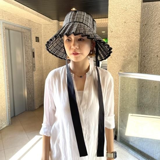 LORNA MURRAY ローナ マーレイ Black Bamboo Ravello Hat Adult