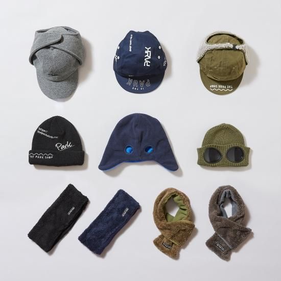 THE PARK SHOP ザ パークショップ SNOWBOY CAP KIDS olive TPS-137