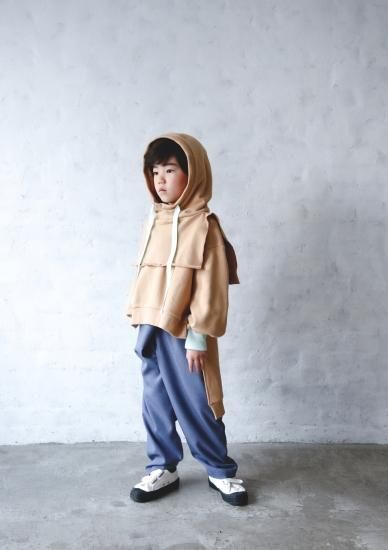 ☆2022AW☆michirico ミチリコ One side overalls スカイブルー MR22AW 