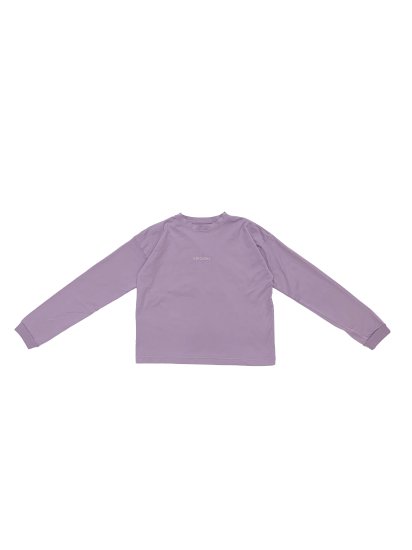 ★2022AW★UNIONINI ユニオニーニ logo long sleeved tee purple CS-060