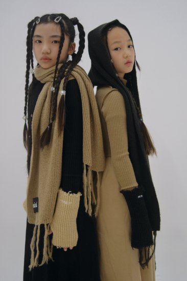☆2022AW☆UNIONINI ユニオニーニ rib knit long dress brown WOMEN OP-084