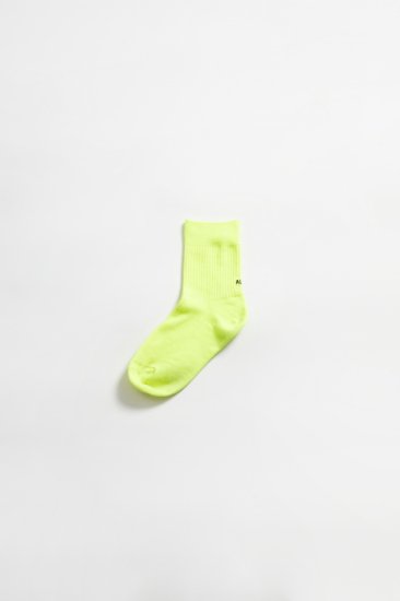 EAST END HIGHLANDERS イーストエンドハイランダーズ SOX-001 ALL SET? Socks Neon Yellow  #435511781