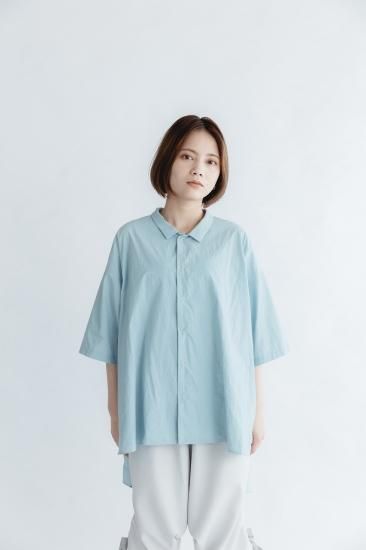 （美品）swoon スーン ワイドシャツ XL（135〜145cm）ライトブルー
