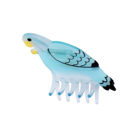 Coucou Suzette ククシュゼット Blue Budgie Hair Claw セキセイ