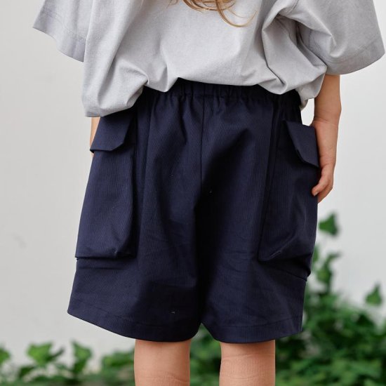 ★2023SS★MOUN TEN. マウンテン stretch pique cargo shorts navy 23S-MP76-1319