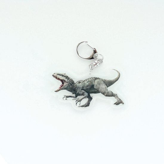 JURASSIC WORLD ジュラシックワールド Key chain 恐竜キーチェーン Indominus rex インドミナスレックス UV044