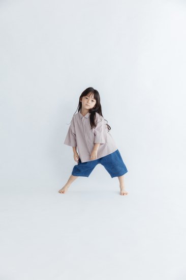 （美品）swoon スーン ワイドシャツ XL（135〜145cm）ライトブルー