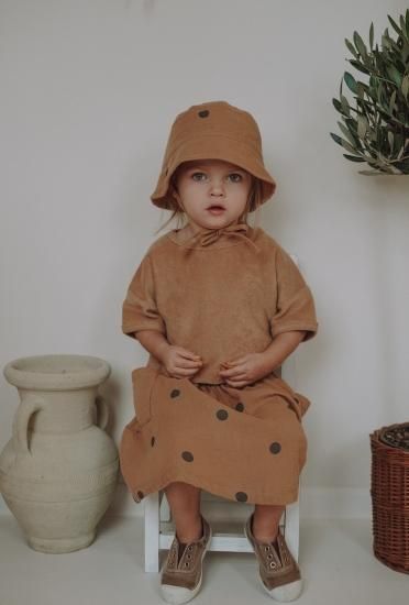 organic zoo オーガニックズー Gold Dots Bucket Sun Hat 12BHGD