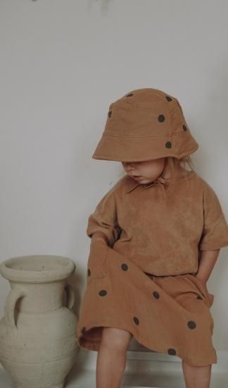 organic zoo オーガニックズー Gold Dots Bucket Sun Hat 12BHGD