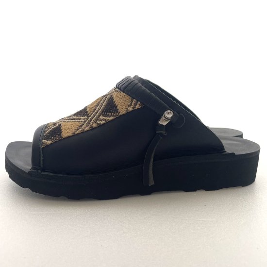 WONDER FULL LIFE ワンダーフルライフ KUBA SANDAL black Lサイズ WFL22-R32