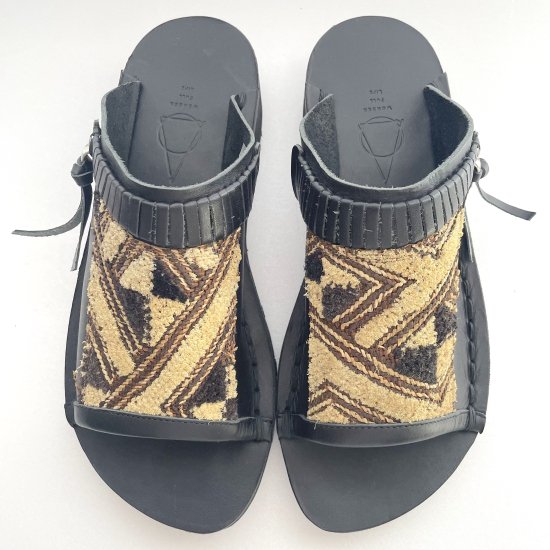 WONDER FULL LIFE ワンダーフルライフ KUBA SANDAL black MENS M(27-28cm)サイズ WFL22-R32