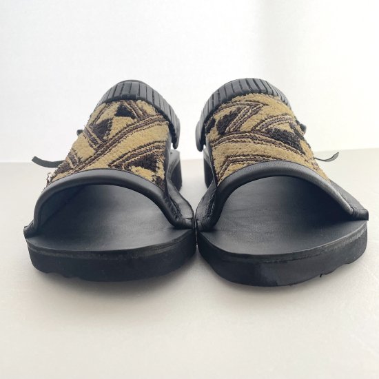 WONDER FULL LIFE ワンダーフルライフ KUBA SANDAL black MENS M(27-28cm)サイズ WFL22-R32