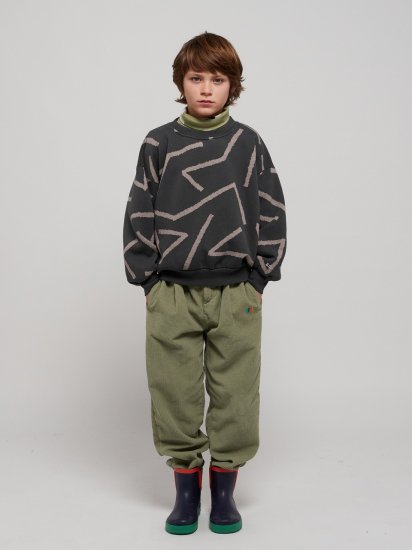 ☆2023AW☆BOBOCHOSES ボボショーズ Lines all over sweatshirt 223AC037