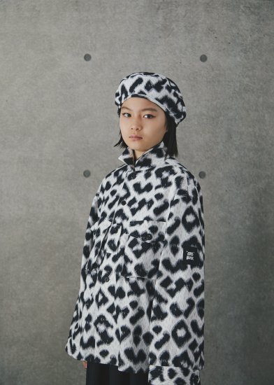 ★GRIS BLACK★GRIS グリ Beret Black Leopard GRBK23AW-AC001A