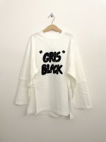 <img class='new_mark_img1' src='https://img.shop-pro.jp/img/new/icons5.gif' style='border:none;display:inline;margin:0px;padding:0px;width:auto;' />GRIS BLACKGRIS  Layered sleeve tee #GRIS BLACK