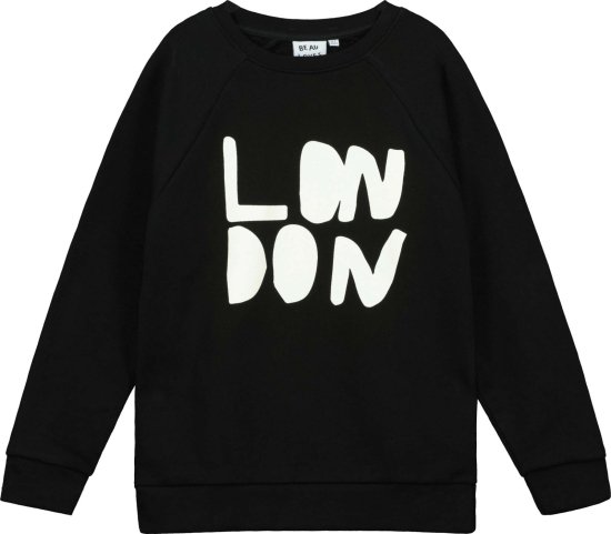 ☆2023AW☆Beau LOves ビューラブズ Black 'LONDON' Raglan Sweater BL022