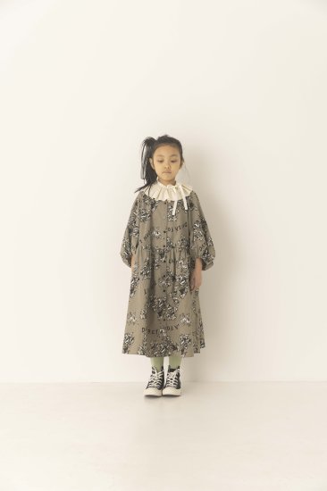 ☆2023AW☆folkmade フォルクメイド dans la foret check button dress