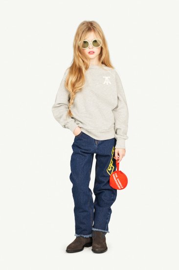 ★2023AW★The Animals Observatory ANT DENIM KIDS PANTS F23060_064_DY  Navy_Logos 064