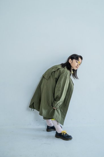 ☆2023AW☆frankygrow フランキーグロウ Wata KUMA MODS COAT OLIVE