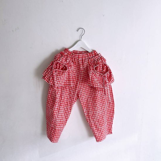 ☆2023AW☆frankygrow フランキーグロウ Lett. 2HOLE BIG PANTS RED