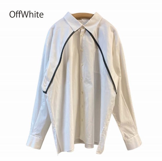 ☆2023AW☆nunuforme ヌヌフォルム パイピングシャツ OffWhite 02nf20