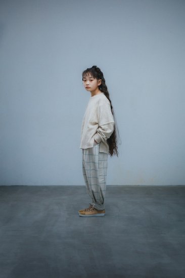 ☆2023AW☆nunuforme ヌヌフォルム ヘムタックカーブパンツ Beige