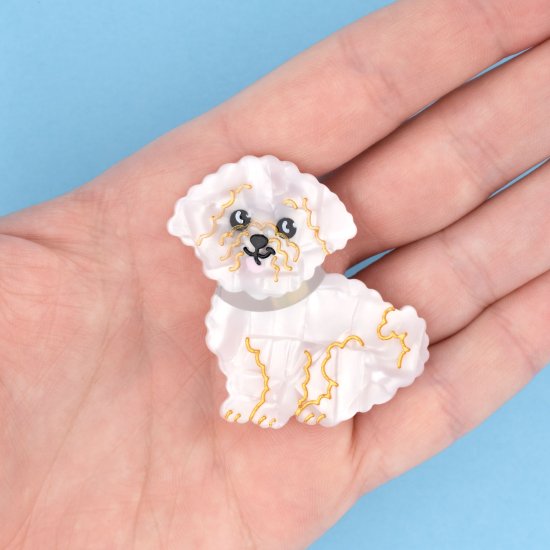 Coucou Suzette ククシュゼット Bichon Hair Clip ビション ヘアクリップ