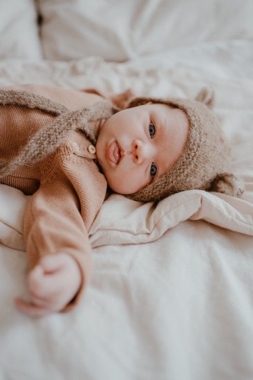 Gang of Kids ギャングオブキッズ Fairy Hat Alpaca & Silk Dark Beige