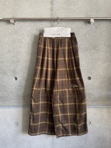<img class='new_mark_img1' src='https://img.shop-pro.jp/img/new/icons5.gif' style='border:none;display:inline;margin:0px;padding:0px;width:auto;' />2024SSGRIS  Separete wide Pants Brown GR24SS-PT007


