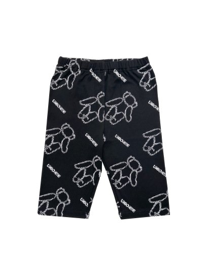 ☆2024SS☆UNIONINI ユニオニーニ teddybear short leggings black PT-102