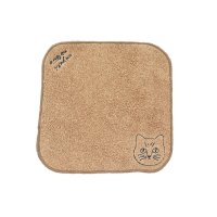 <img class='new_mark_img1' src='https://img.shop-pro.jp/img/new/icons5.gif' style='border:none;display:inline;margin:0px;padding:0px;width:auto;' />ߥ業 Matsuo Miyuki Embroidered Cat Towel Brown 110211