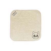 <img class='new_mark_img1' src='https://img.shop-pro.jp/img/new/icons5.gif' style='border:none;display:inline;margin:0px;padding:0px;width:auto;' />ߥ業 Matsuo Miyuki Embroidered Cat Towel Natural 110212