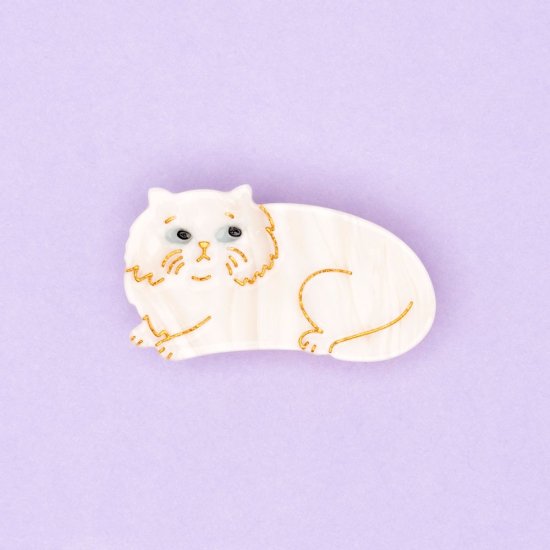 Coucou Suzette ククシュゼット Persian Cat Hair Clip ペルシャ猫 ヘアクリップ