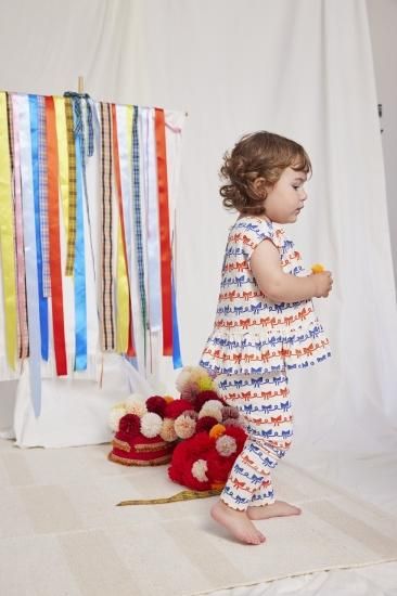 ☆2024SS☆BOBOCHOSES ボボショーズ Baby Ribbon Bow all over