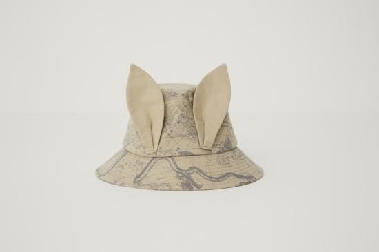 ☆2024SS☆eLfinFolk エルフィンフォルク Noctua Beast Bucket Hat beige elf-241A10