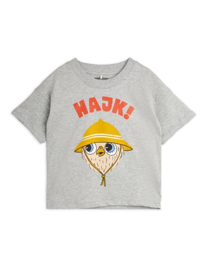 ☆2024SS☆mini rodini ミニロディーニ HIKE SP SS TEE Grey melange