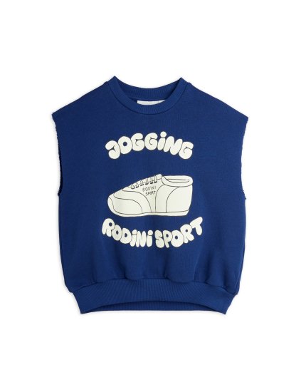 ★2024SS★mini rodini ミニロディーニ JOGGING SP SWEAT TANK Blue