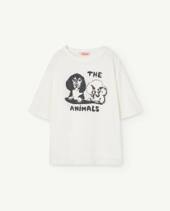 <img class='new_mark_img1' src='https://img.shop-pro.jp/img/new/icons5.gif' style='border:none;display:inline;margin:0px;padding:0px;width:auto;' />2024SSThe Animals Observatory ROOSTER OVERSIZE KIDS+ T-SHIRT White_Dogs S24021_245_CP