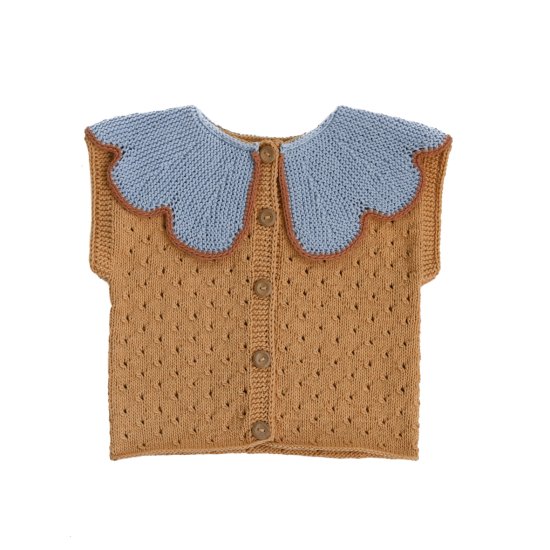 ☆2024SS☆Kalinka Kids カリンカキッズ Bella Top Marigold/Blue