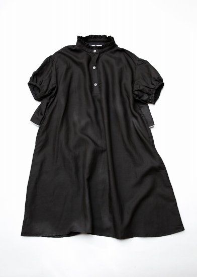 ☆2024SS☆michirico ミチリコ Back gather dress ブラック MR24SS-28(kids)