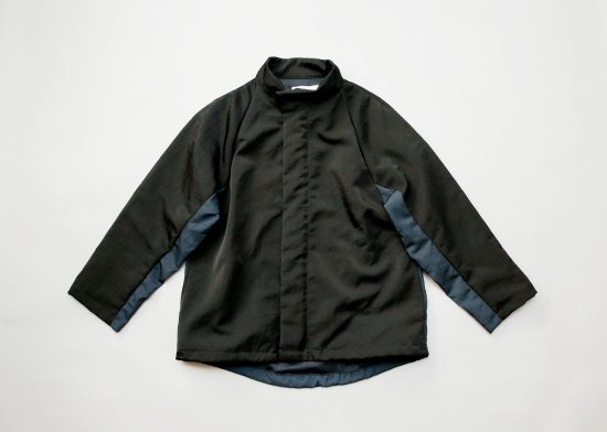 ★2024SS★michirico ミチリコ Bicolor blouson ブラック MR24SS-30(kids/womens)