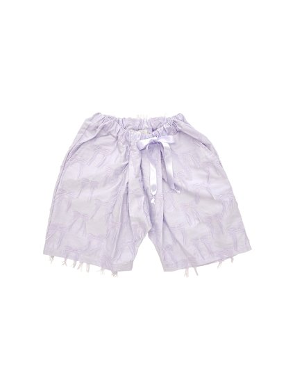 ☆2024SS☆UNIONINI ユニオニーニ ribbon short pants palepurple PT-086