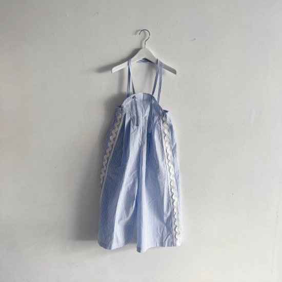 ☆2024SS☆frankygrow フランキーグロウ STRIPE SIDE LINE OVERALL 