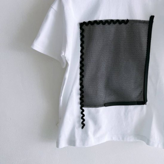 ☆2024SS☆frankygrow フランキーグロウ MESH ART TEE WHITE 24SCS-472