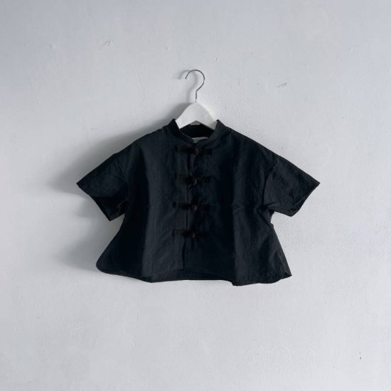 ☆2024SS☆frankygrow フランキーグロウ BEAR STITCH CHINA SHIRT