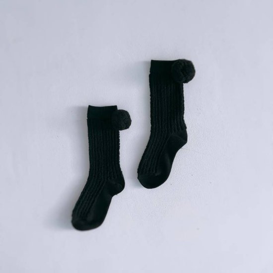 ★2024SS★frankygrow フランキーグロウ THREE-D LINE SOCKS +BonBon BLACK 24SSK-032