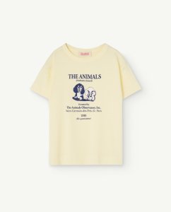 <img class='new_mark_img1' src='https://img.shop-pro.jp/img/new/icons5.gif' style='border:none;display:inline;margin:0px;padding:0px;width:auto;' />2024SSThe Animals Observatory ROOSTER KIDS+ T- SHIRT Soft_Yellow _Dogs S24020_081_BY
