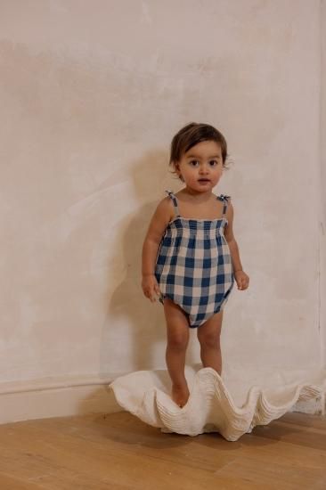 organic zoo オーガニックズー Pottery Blue Gingham Spaghetti