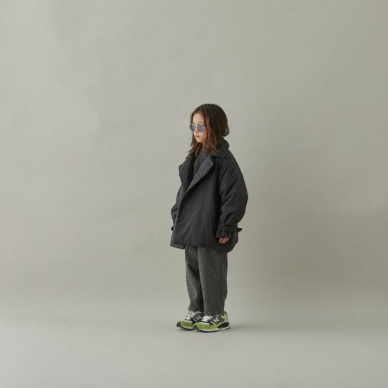 ★2024AW★MOUN TEN. マウンテン air half coat (Re-nylon) black MC29-1443