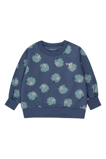 ☆2024AW☆tinycottons タイニーコットンズ GUEST SWEATSHIRT light navy AW24-071